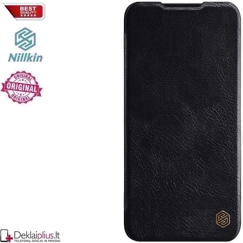 Odinis Nillkin qin serijos dėklas - juodas (MI 9 LITE) Odinis Nillkin qin serijos dėklas - juodas (MI 9 LITE)